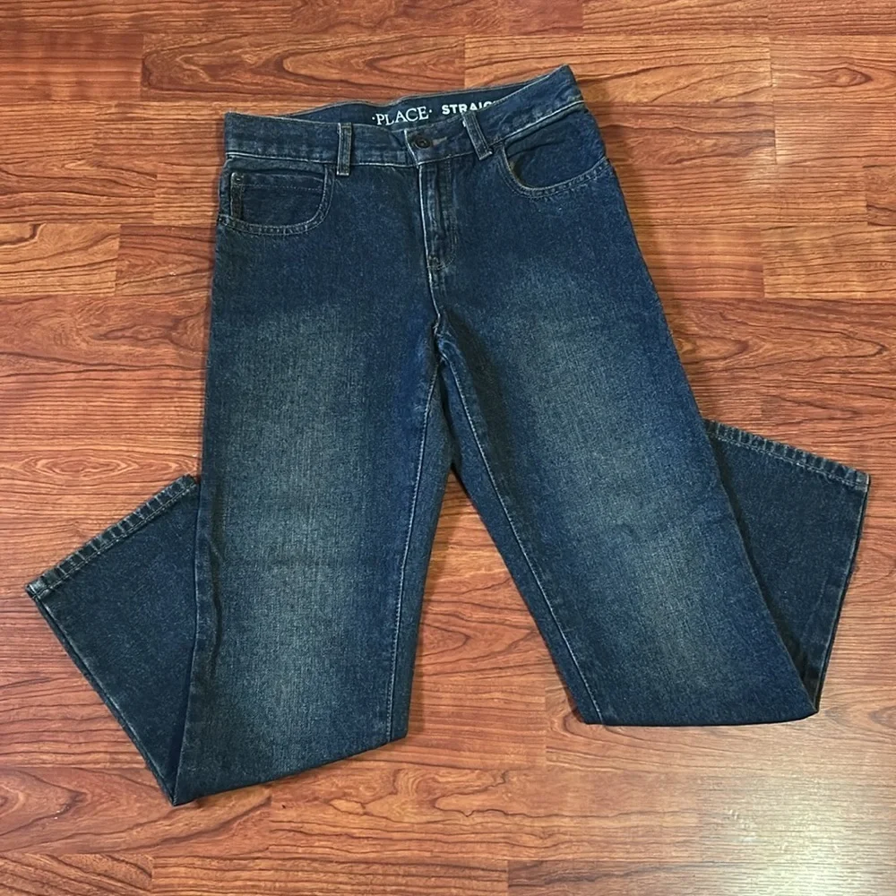 Boys Denim Jeans Straight Cut Size 10